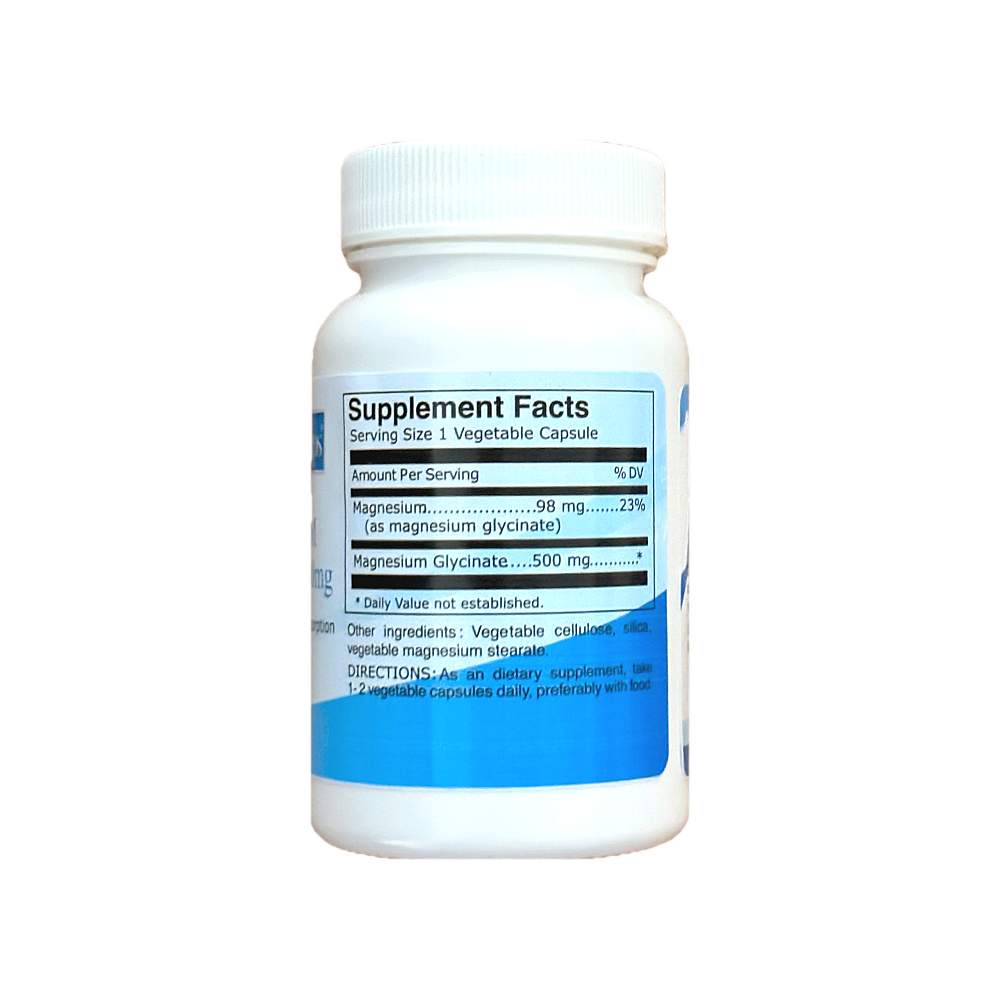Healthy Steps Magnesium Glycinate - Chelated, Gluten Free - Image 2