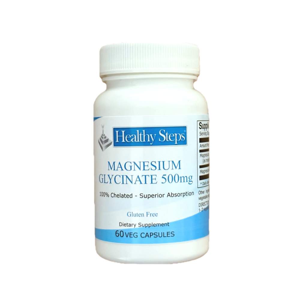 Magnesium Glycinate 500mg Front