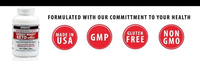 Skinny Magic Keto with Energy 4020mg BHB Facts